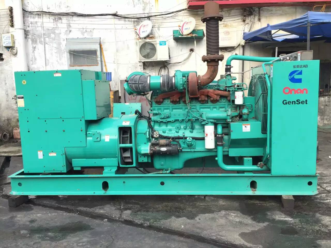 满洲里租赁发电机-柴油发电机不正常冒烟的原因